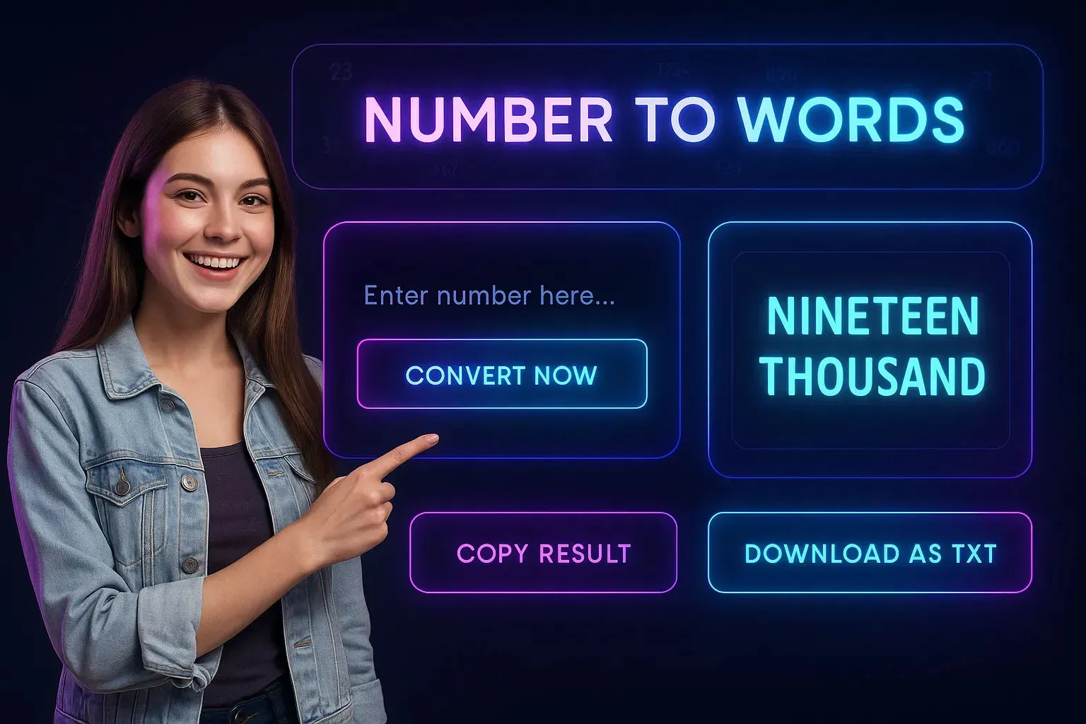 number to words